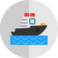 Yatch Vector Icon Design