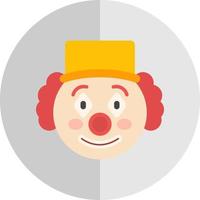 diseño de icono de vector de payaso