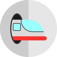 Hyperloop Vector Icon Design