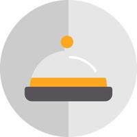 Food Tray Vector Icon Design