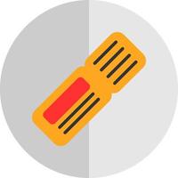 Train Ticket Vector Icon Design