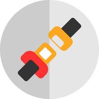 Seat Belt Vector Icon Design