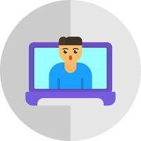 Video Call Vector Icon Design