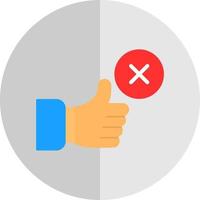 Disagree Vector Icon Design