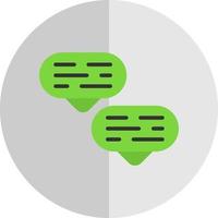 Chat Bubble Vector Icon Design