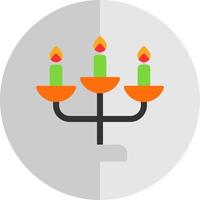 diseño de icono de vector de candelabro