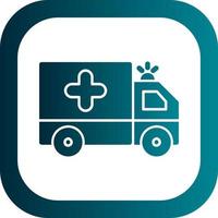 Ambulance Vector Icon Design