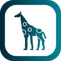 Giraffe Vector Icon Design