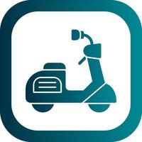 Scooter Vector Icon Design