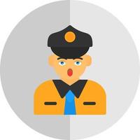 Taxi Driver Vector Icon Design