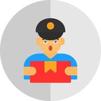 Delivery Man Vector Icon Design