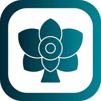 Orchid Vector Icon Design