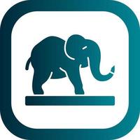 diseño de icono de vector de elefante