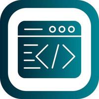 Code Vector Icon Design