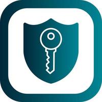 Private Key Vector Icon Design