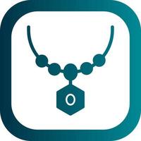 Necklace Vector Icon Design