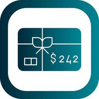 Gift Card Vector Icon Design