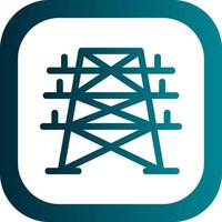 Electric Tower Vector Icon Design