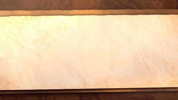 Old paper on wood table photo