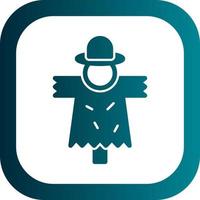 Scarecrow Vector Icon Design