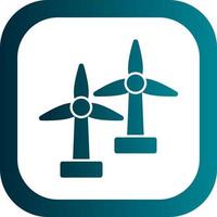 Windmill Vector Icon Design