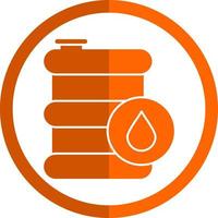 Oil Tank Vector Icon Design