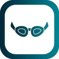 diseño de icono de vector de gafas de natación