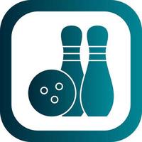 Bowling Vector Icon Design