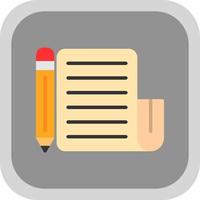 Writing Vector Icon Design