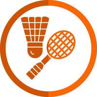 Badminton Vector Icon Design