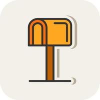 Mailbox Vector Icon Design