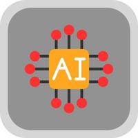 Artifical Intelligence Vector Icon Design