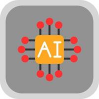 Artifical Intelligence Vector Icon Design