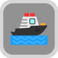 Yatch Vector Icon Design