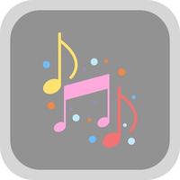 Musical Notes Vector Icon Design