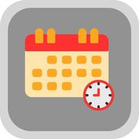 diseño de icono de vector de horario