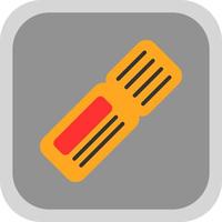 Train Ticket Vector Icon Design