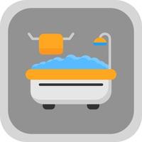 Bathtub Vector Icon Design