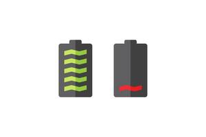 Battery notification icon vector design on white background