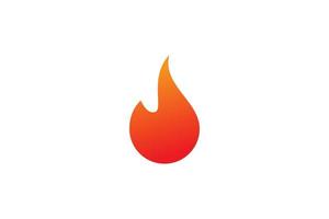 fuego logo o icono diseño vector