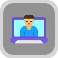 Video Call Vector Icon Design