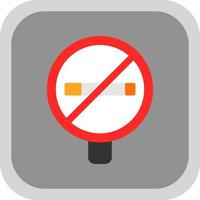 No Smoking Vector Icon Design