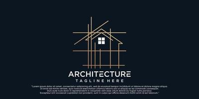 edificio arquitectura logo diseño inspiración colección de arquitectura real inmuebles logo prima vector