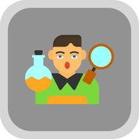 Researcher Vector Icon Design