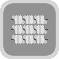 Barbed Wire Vector Icon Design