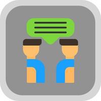 Discussion Vector Icon Design