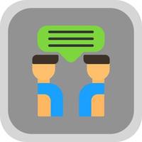 Discussion Vector Icon Design