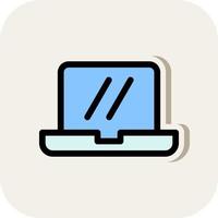 Laptop Screen Vector Icon Design