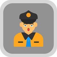 Taxi Driver Vector Icon Design