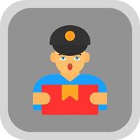 Delivery Man Vector Icon Design